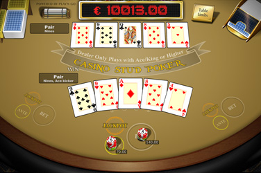 Casino stud poker game
